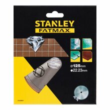 Teemantlõikeketas Stanley STA38007, 125 x 1,4 x 22,23 mm, keraamika jaoks