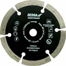 Teemantlõikeketas Dedra DED70491, 89 mm