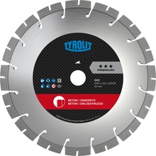 Teemantlõikeketas Tyrolit 125 x 2,4 x 22,23 mm, betoonile