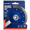 Teemantlõikeketas Specialist+ Britva Basic, 125 x 1,2 x 22 mm, keraamika, kivimass