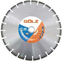 Teemantketas Golz CT40, 450 x 25,4 mm, betoonile