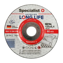 Lihvketas Specialist+ Long Life, 125x6,4x22 mm