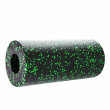 Massaažirull Springos FR0008, 33 cm, must-roheline