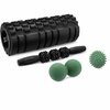 Massaažikomplekt Spokey Mixroll Set SPK-944203, 33 cm, 4 tk, must/roheline