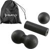 Massaaživahendite komplekt HMS Massage Set FSBM07, 8 cm, must