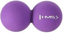 Massaažipall HMS Double Massage Ball BLC02, 6.5 cm, lilla
