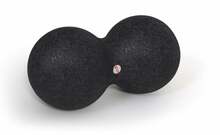 Massaažipall Sissel Myofascia Doubleball, 8x16 cm, must