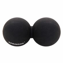 Massaažipall Springos FA0053, 6.5 cm, must