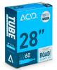 Jalgratta sisekumm ACID Road Super Lite 28, 18/23-622/630, SV 60 mm, must