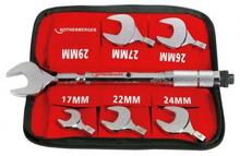 Dünomeetriliste võtmete komplekt Rothenberger, 17-29 mm, 14-77 Nm