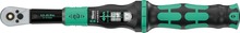 Dünamomeetriline mutrivõti Wera Click-Torque Lock A6 R/L WE05075694001, 1/4, 2,5-25 Nm, must/roheline