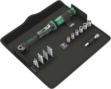 Dünamomeetriline võti Wera Click-Torque A 6 Set 1, 1/4, 2.5-25 Nm, 20 tk