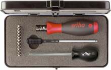 Momendikruvikeerajate komplekt Wiha TorqueVario-S 26893, 0,8-5,0 Nm, 13 tk, must-punane