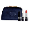 Huulepulk ja huulepalsam Christian Dior Couture Colour Velvet 720 Icone 3,5 ml + 000 Diornatural palsam 3,5 g, meigikott sinine