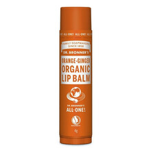 Huulepalsam Dr. Bronner's Organic Orange-Ginger, 4 g