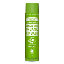 Huulepalsam Dr. Bronner's Lemon Lime Organic, 4 g