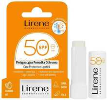 Kaitsev huulepalsam Lirene Care Protective Lipstick mandliõliga SPF50, 4,6 g