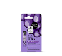 Huulepalsam Organic Shop Aqua Glossy hüaluroonhappe ja põldmuraka ekstraktiga, 10 ml