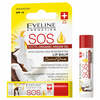 Huulepalsam Eveline SOS Moisturizing and Regenerating, 100 prots. Organic Argan Oil, Coconut Dream, 4,5 g