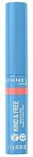 Huulepalsam Rimmel London Kind & Free Tinted, 004 Hibiscus Blaze, 4 g