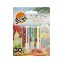 Huulepalsam Malibu Lip Care Balm Kit, SPF 30, 3x5 g