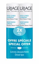 Huulepalsam Uriage Moisturizing, komplekt 2 x 4 g