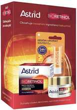 Kingikomplekt Astrid Bioretinol: päevakreem 50 ml, öökreem 50 ml, huulepalsam 4,8 g