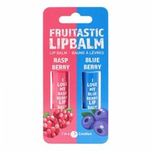 Huulepalsam 2K Fruitastic Raspberry & Blueberry, 2 x 4,2 g