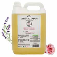 Massaažiõli Vcee roos ja lavendel, 5000 ml