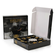Viirukikomplekt AW Aromatics, valge salvei, 12 tk koos alusega