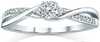 Hõbesõrmus Silvego FNJR085SW Swarovski kristallidega