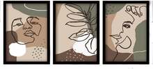 Kolmeosaline reproduktsioon Wallity Mioli Decor 3SC25, 30 x 45 cm