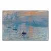 Seinapilt lõuendil Wallity Claude Monet FAMOUSART-07, 70 x 45 cm