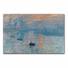Seinapilt lõuendil Wallity Claude Monet FAMOUSART-07, 70 x 45 cm