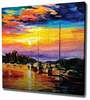Seinareproduktsioon lõuendil Wallity Mioli Decor KC266, 45 x 45 cm