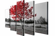 Reproduktsioon lõuendil Wallity Mioli Decor BC011, 105 x 70 cm, 5-osaline