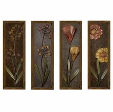 Neljaosaline dekoratiivne MDF raamitud pilt Wallity Mioli Decor KZM384, 19 x 70 cm