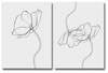 Kaheosaline reproduktsioon Wallity Mioli Decor 2P3040CIZC-03, 38 x 58 cm