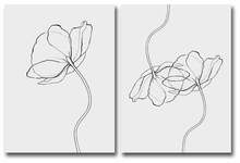 Kaheosaline reproduktsioon Wallity Mioli Decor 2P3040CIZC-03, 38 x 58 cm