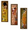 Kolmeosaline dekoratiivne raamitud MDF pilt Wallity KZM393, 19 x 70 cm