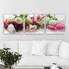 Kolmeosaline dekoratiivne lõuendipilt Wallity Mioli Decor P977100, 30 x 30 cm, 3 tk