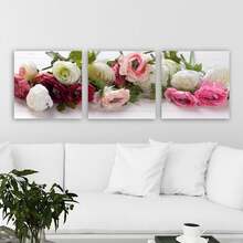 Kolmeosaline dekoratiivne lõuendipilt Wallity Mioli Decor P977100, 30 x 30 cm, 3 tk