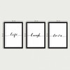 Dekoratiivne raamitud pilt Wallxpert Wallity SET041, 24 x 29 cm, 3-osaline