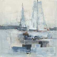 Õlimaal Home4you 100x100 cm, purjekad merel