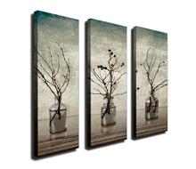 3-osaline reproduktsioon lõuendil Wallity CU12, 20 x 70 cm