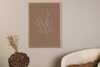 Plakat, joonistatud leht VENTURE DESIGN, 70 x 100 cm, pruun