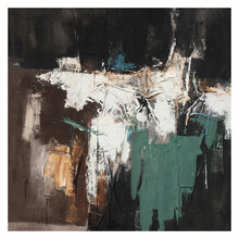 Õlimaal abstraktne õhtu HOME4YOU, 120 x 120 cm
