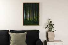 Plakat, puud VENTURE DESIGN 21 x 30 cm, roheline