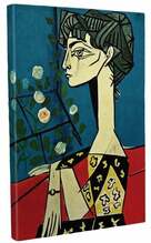 Seinapilt lõuendil Wallity Vega Žaklina lilledega, DC252, 30 x 40 cm
