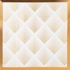 Reproduktsioon Eurofirany LIMITED COLLECTION BLANCA2, 53 x 53 cm, valge / kuldne